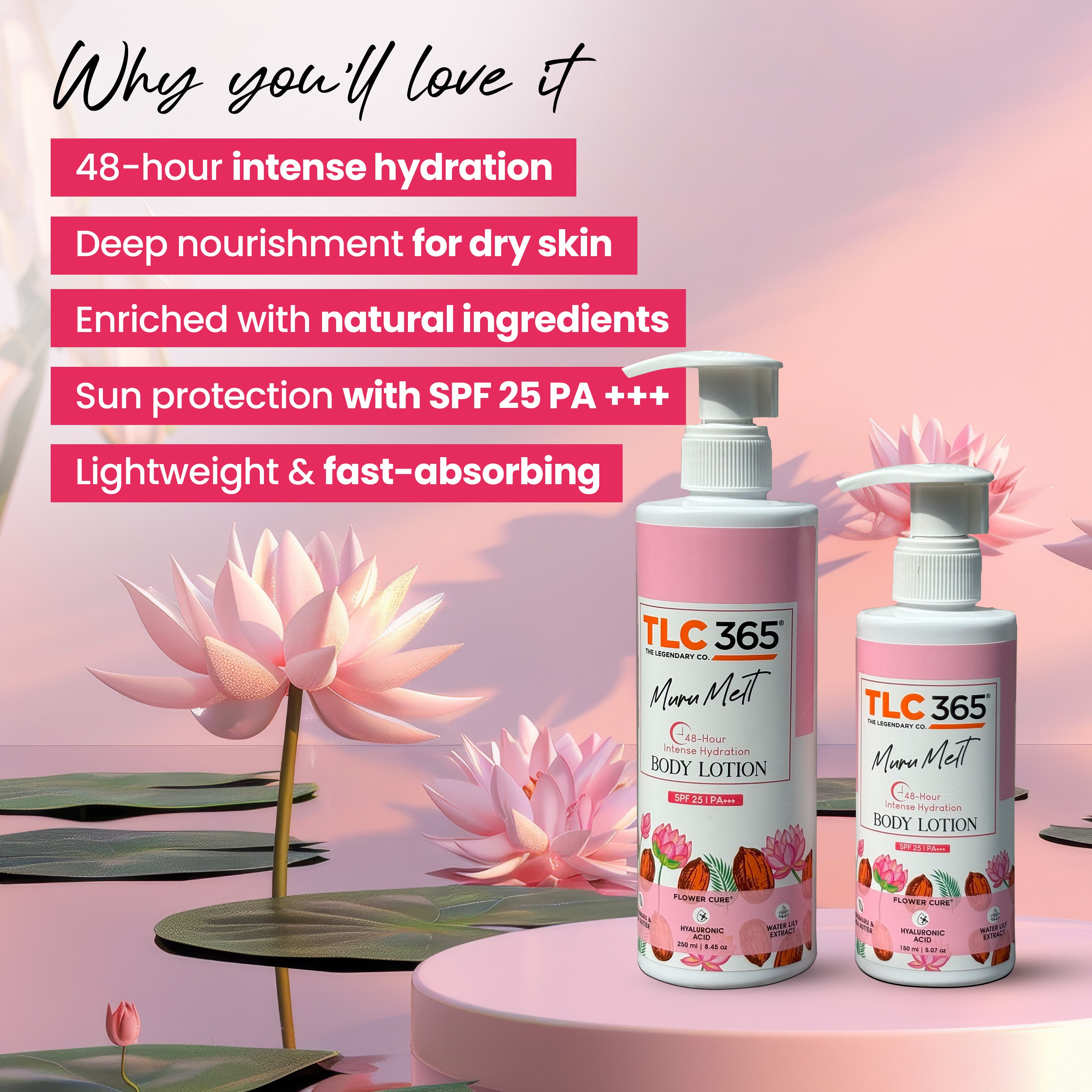 Muru Melt Body Lotion 250ml + 150ml