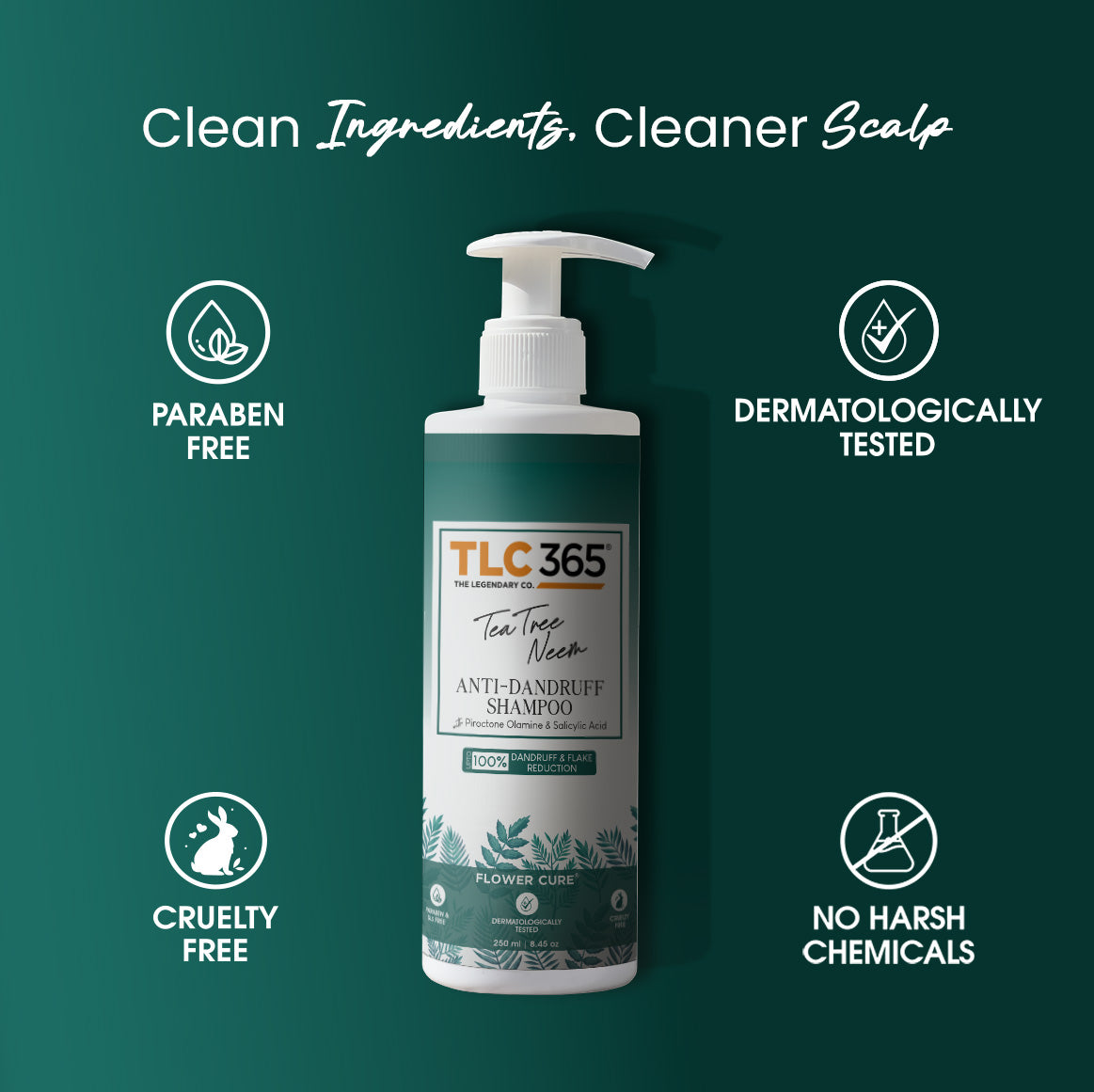 Tea Tree Neem Anti Dandruff Shampoo
