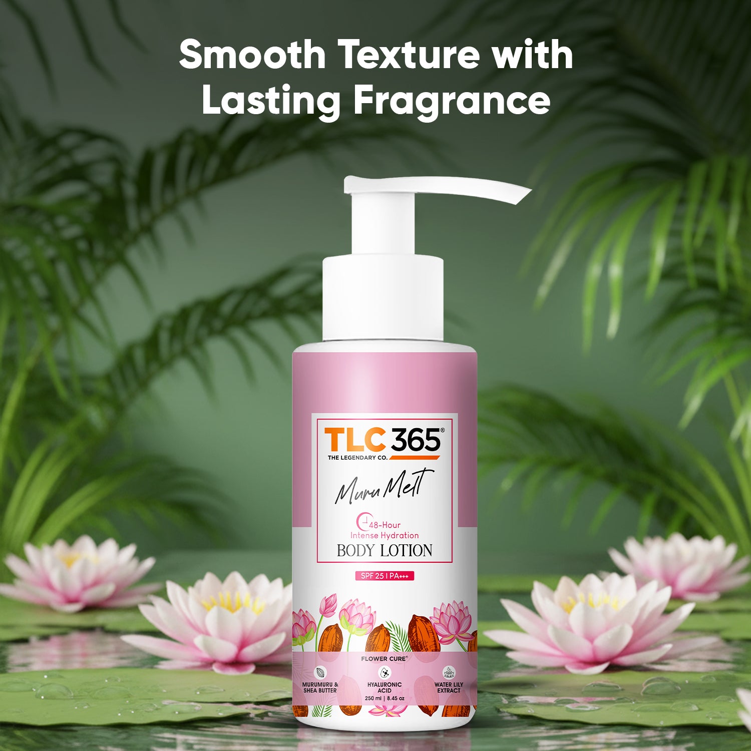TLC365 Muru & Shea Butter Moisturising Cream & Muru Melt Body Lotion SPF25 PA+++ Combo (Cream+Lotion)
