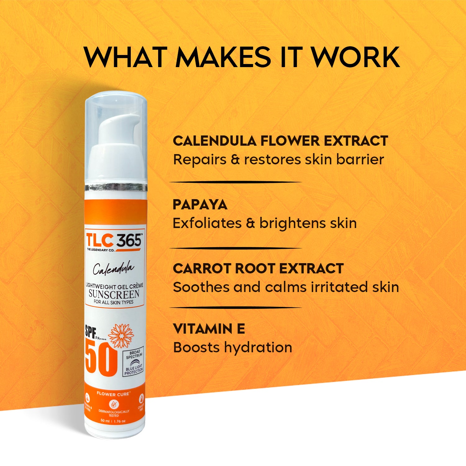 Calendula -Lightweight Gel Sunscreen SPF 50