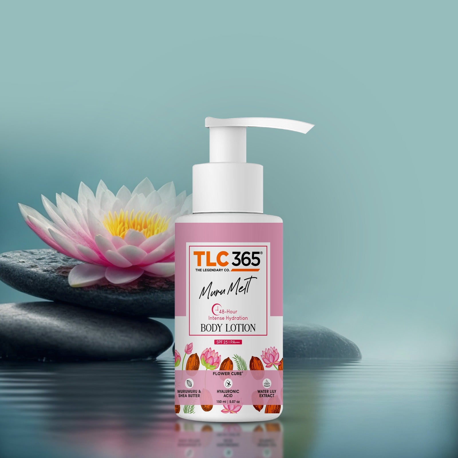 TLC365 Muru Melt Body Lotion for Dry Skin with SPF25