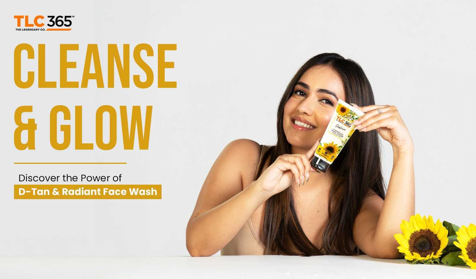 Discover the Power of TLC365 Sunflower D-Tan & Radiant Face Wash