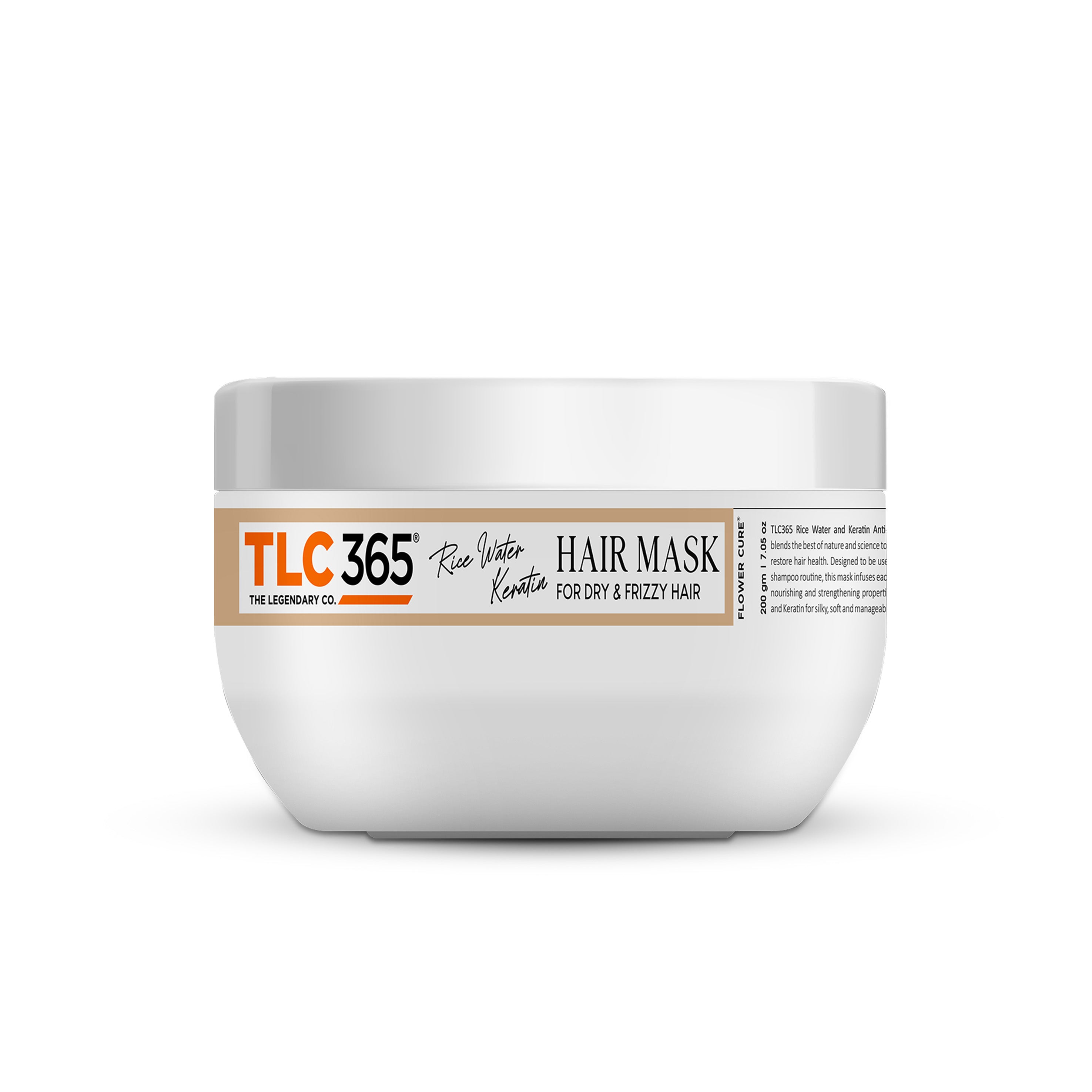 TLC365 Rice Water and Keratin Hair Mask 200gm