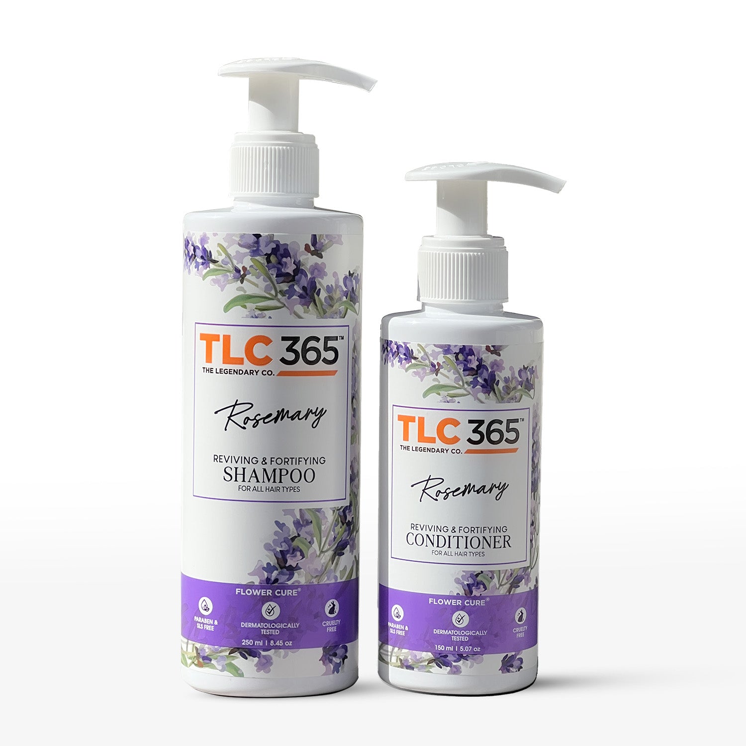 TLC365 Rosemary Shampoo 250 ml + Rosemary Conditioner 150 ml