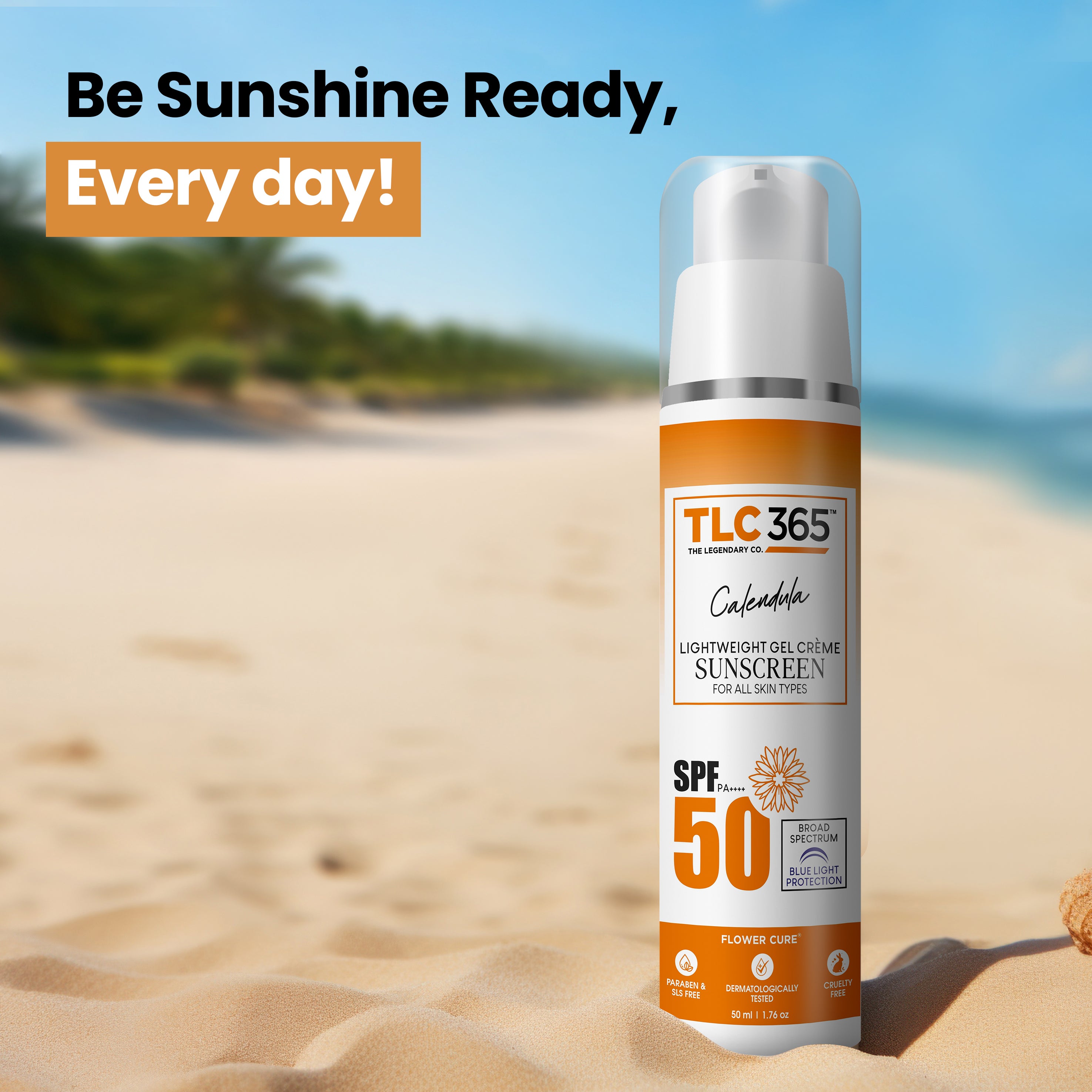 Calendula -Lightweight Gel Sunscreen SPF 50