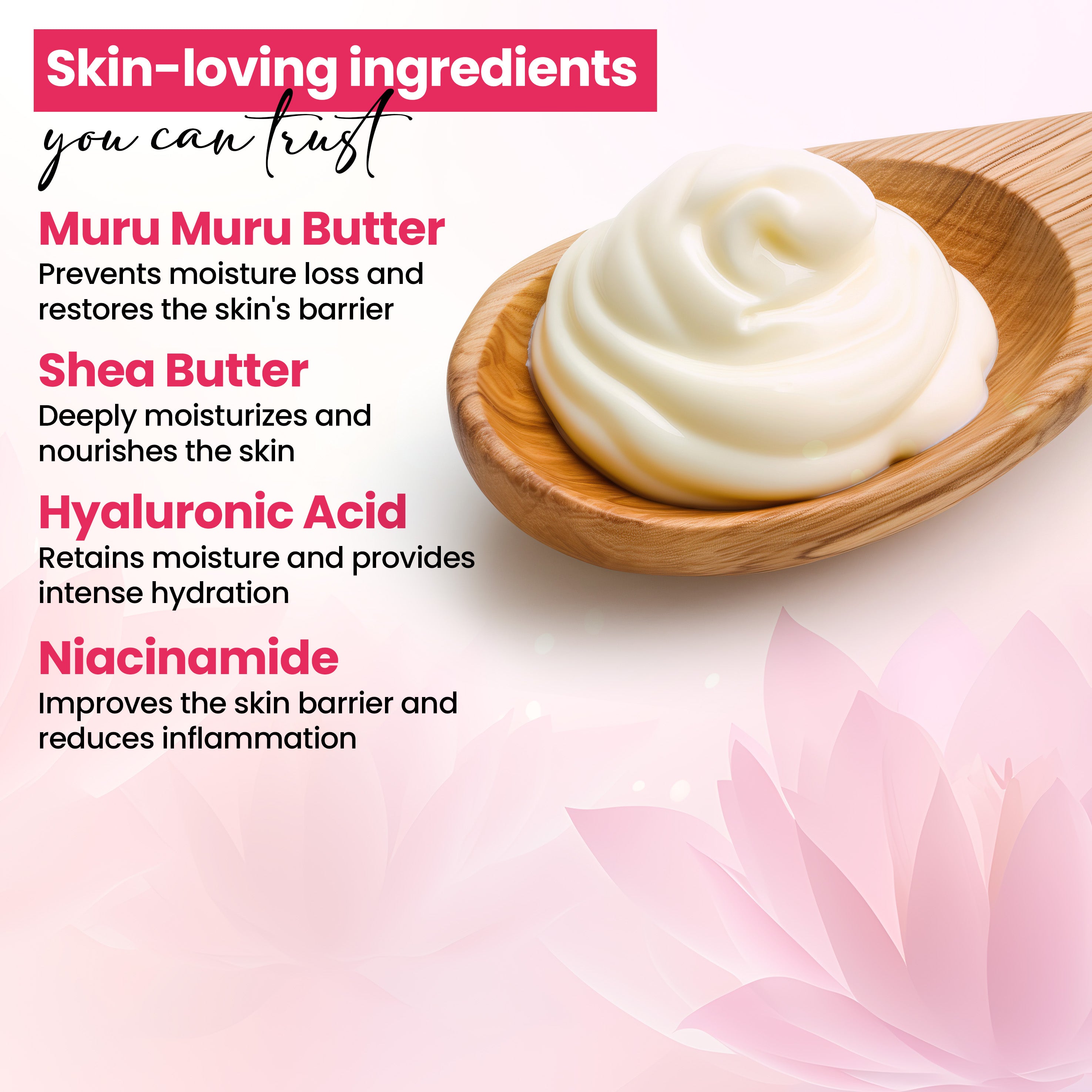 TLC365 Muru & Shea Butter Moisturising Cream & Muru Melt Body Lotion SPF25 PA+++ Combo (Cream+Lotion)