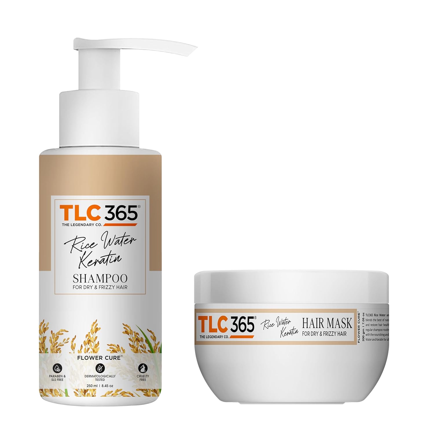 Rice Water Keratin Shampoo & Hair Mask Combo