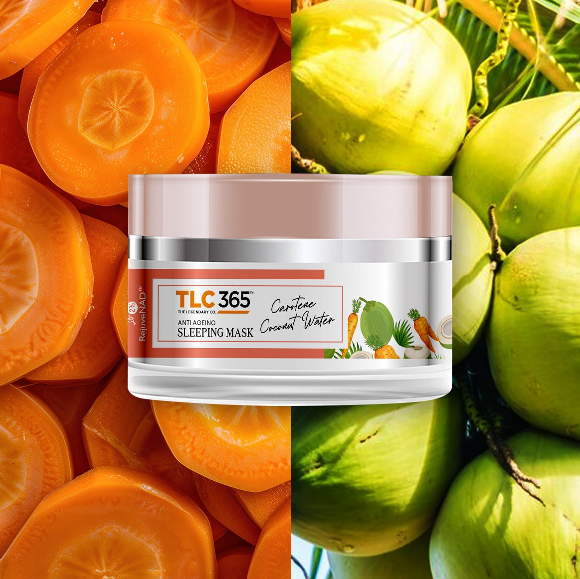 TLC365 Carotene & Coconut Water Anti Ageing Sleeping Mask