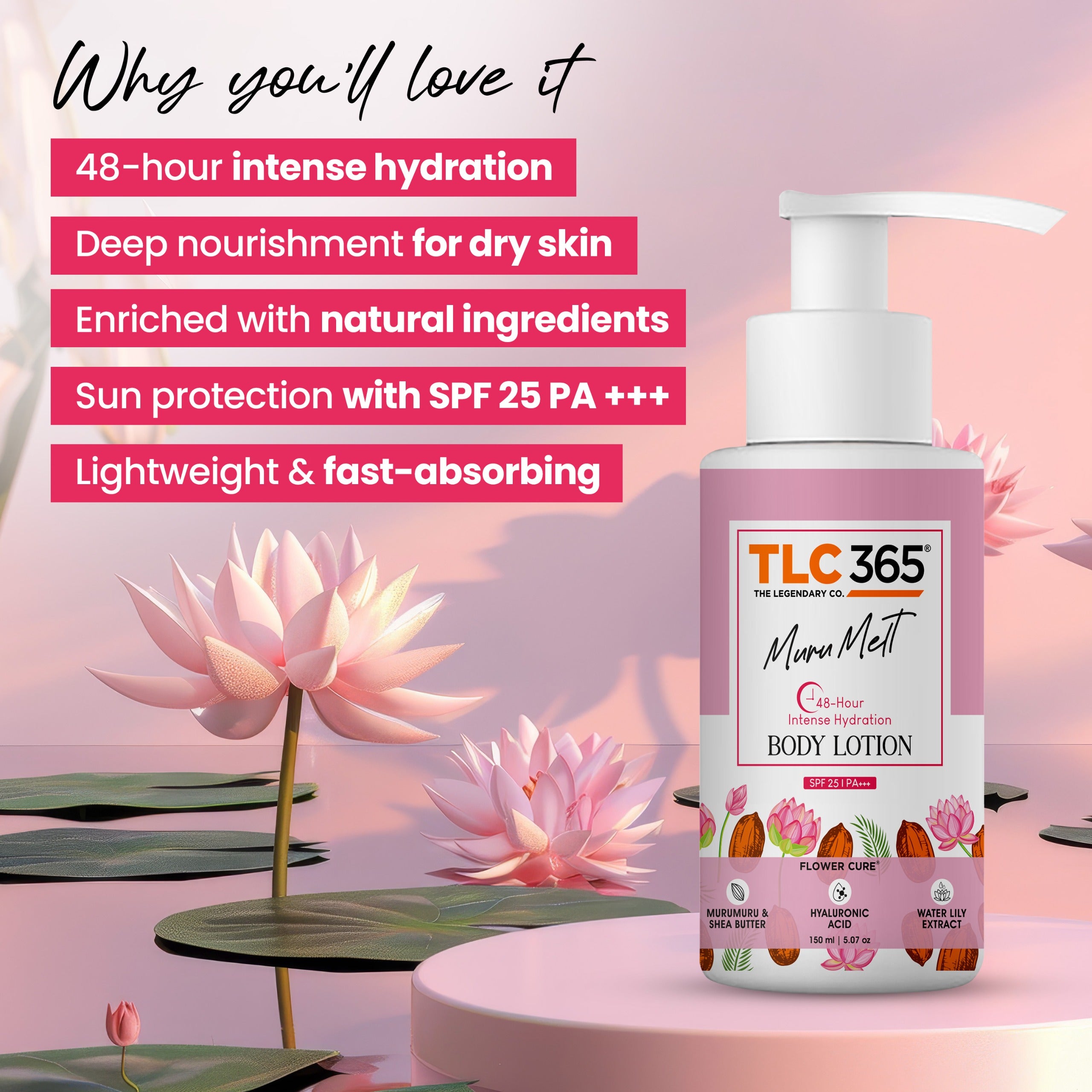 TLC365 Muru Melt Body Lotion