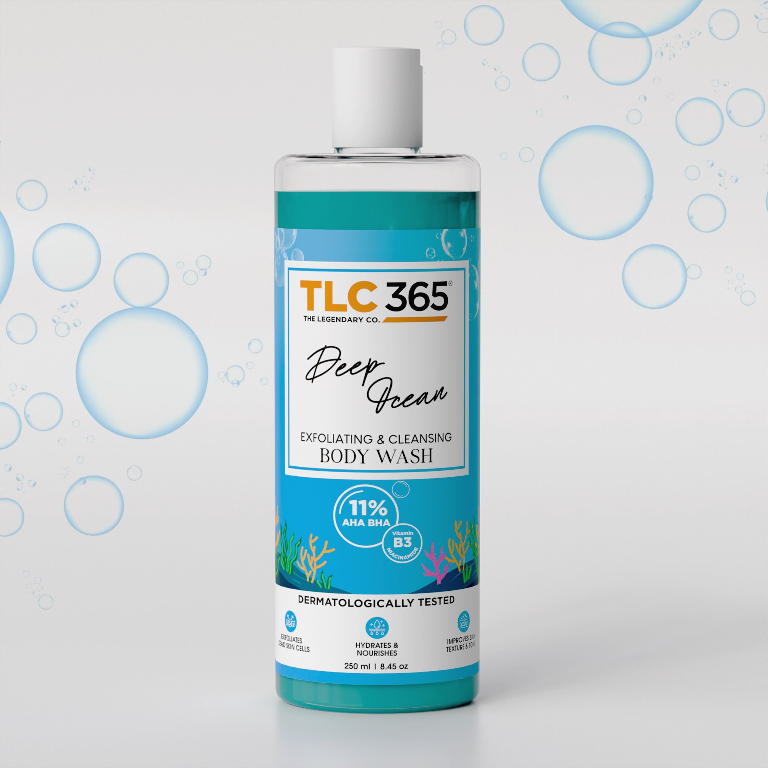 TLC365 Deep Ocean Exfoliating & Cleansing Body Wash